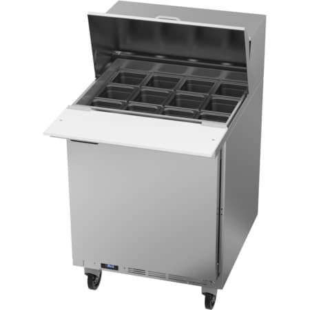 Beverage-Air Refrigerated Sandwich/Salad Prep Table, Mega Top, 7.3 cu. Ft, 115 Volt SPE27HC-B